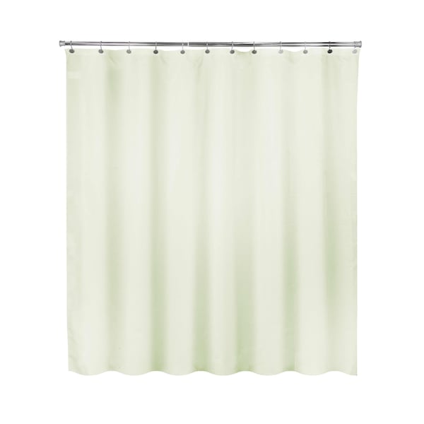 Kenney Mfg Water Repellant Jacquard Fabric Shower Curtain, 70in W x 72in H, Milky Green KN61308PS - main
